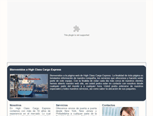 Tablet Screenshot of highclasscargoexpress.com